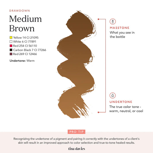 Medium Brown - Tina Davies I Love Ink Perma Blend