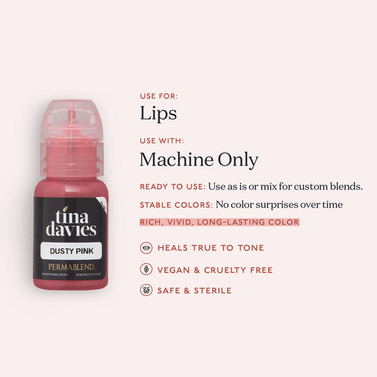 Dusty Pink - Tina Davies Envy Lip Perma Blend