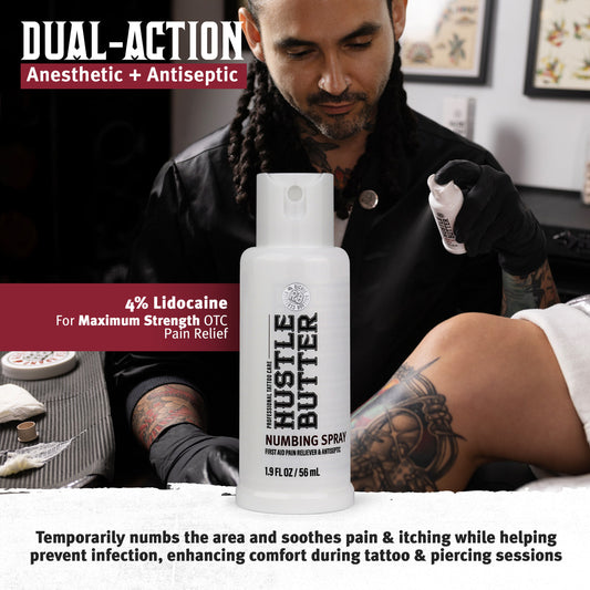 Hustle Butter Numbing Spray — 1.9oz Spray Bottle Hustle Butter