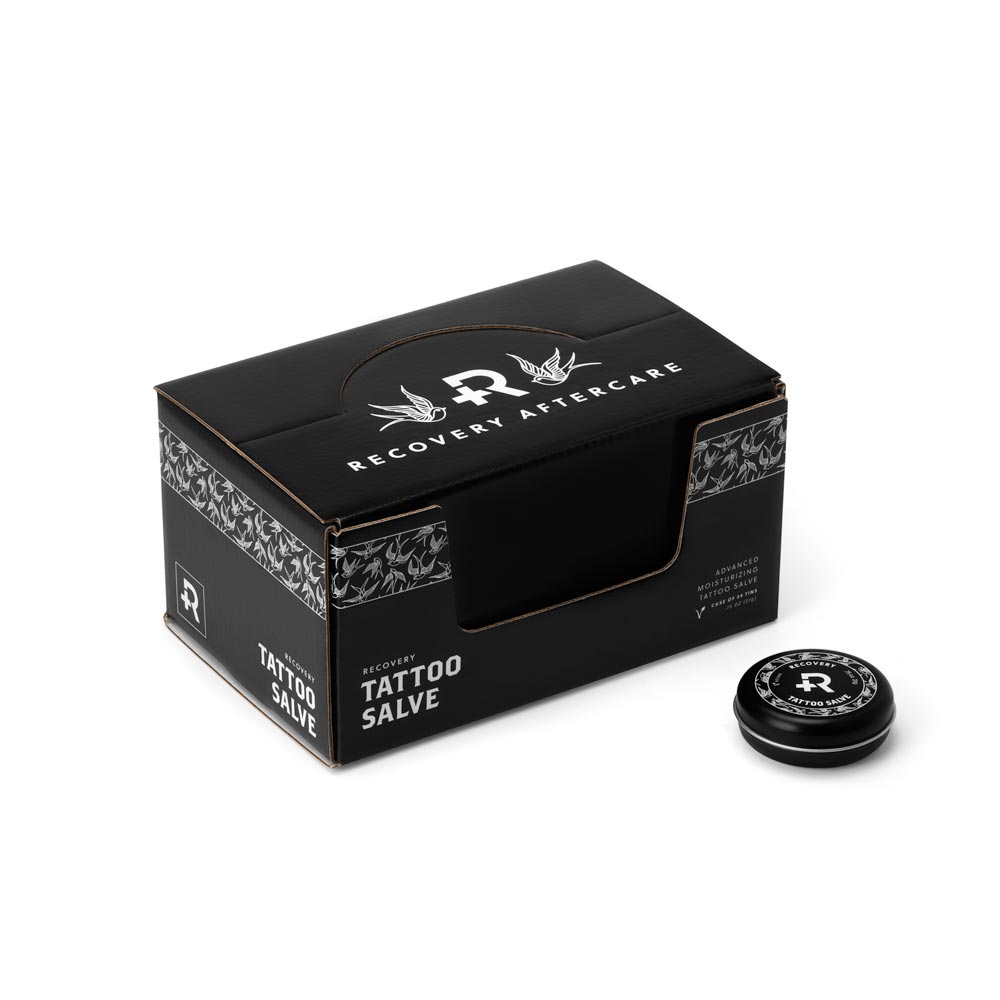 Recovery Aftercare Tattoo Salve .75oz - Case of 24 - Ultimate Tattoo SupplyRecovery Aftercare Tattoo Salve .75oz