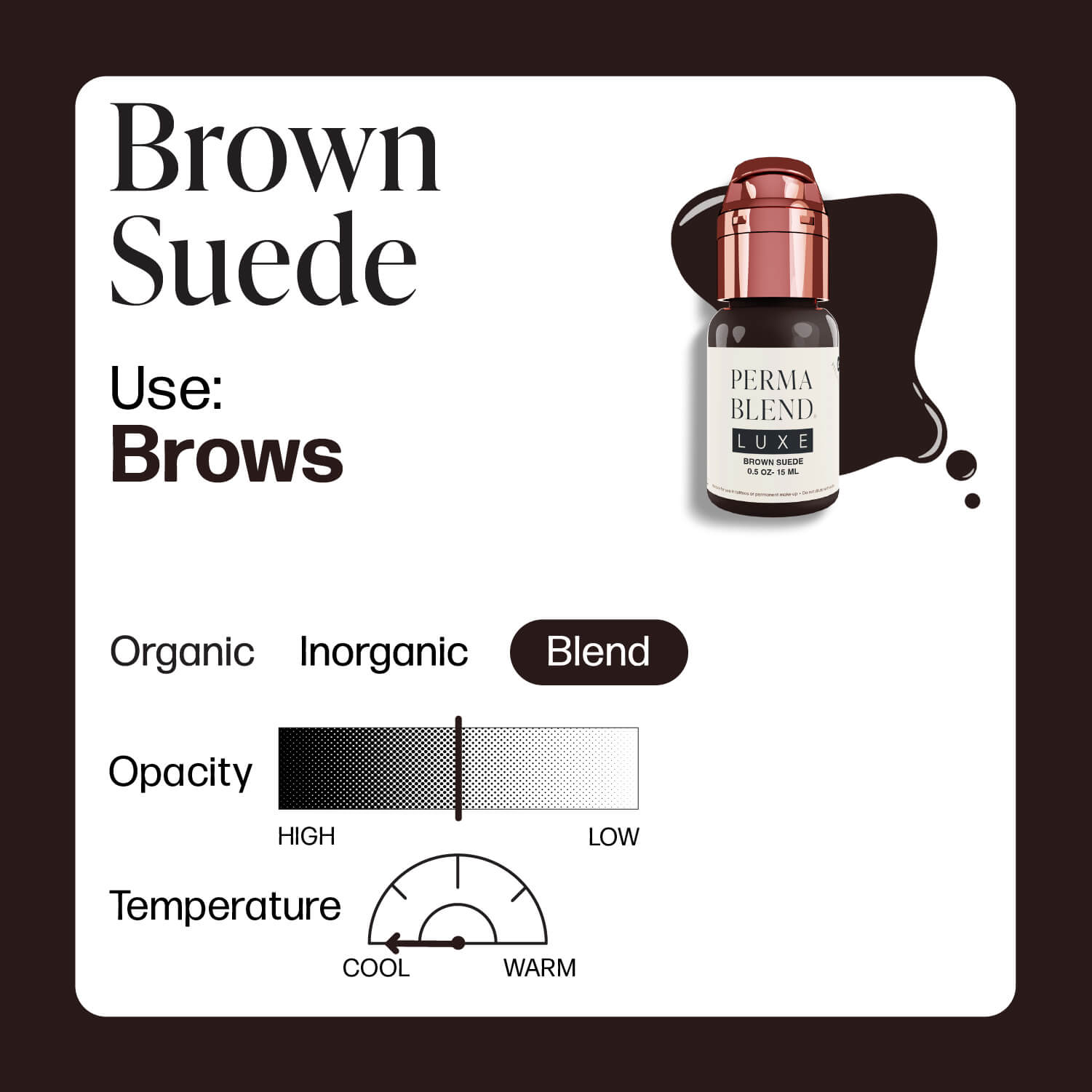 LUXE - Brown Suede - Perma Blend