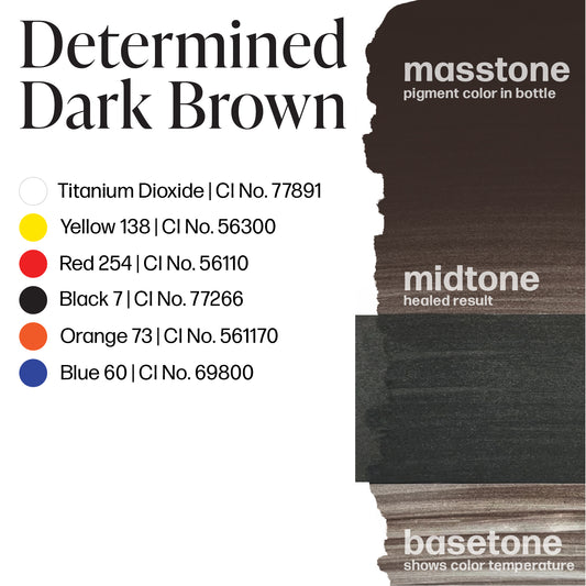 LUXE Determined Dark Brown - Vicky Martin Unstoppable Areola Perma Blend