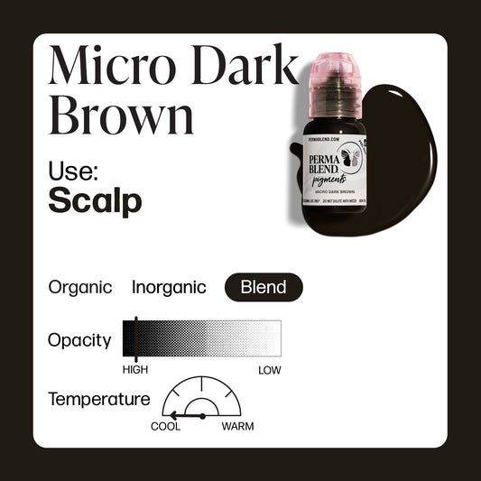 Micro Dark Brown Perma Blend