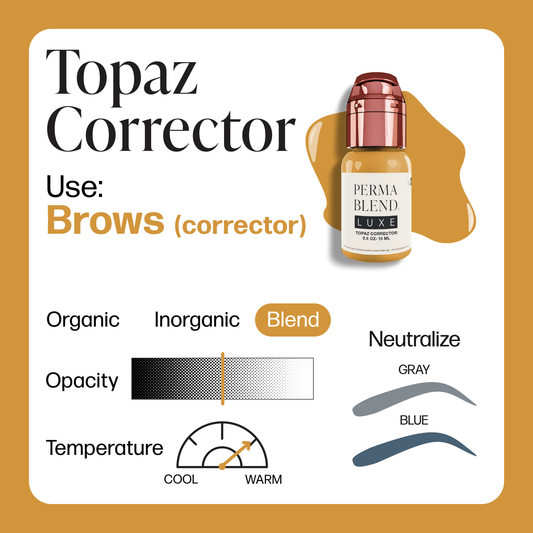 LUXE Topaz Corrector Perma Blend