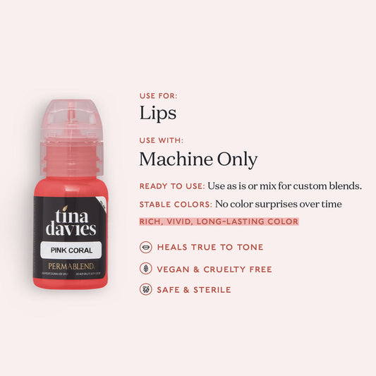 Pink Coral - Tina Davies Lust Lip Perma Blend