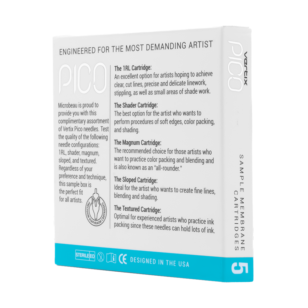 Vertix Pico 5 Needle Sample Box - Perma BlendVertix Pico 5 Needle Sample Box