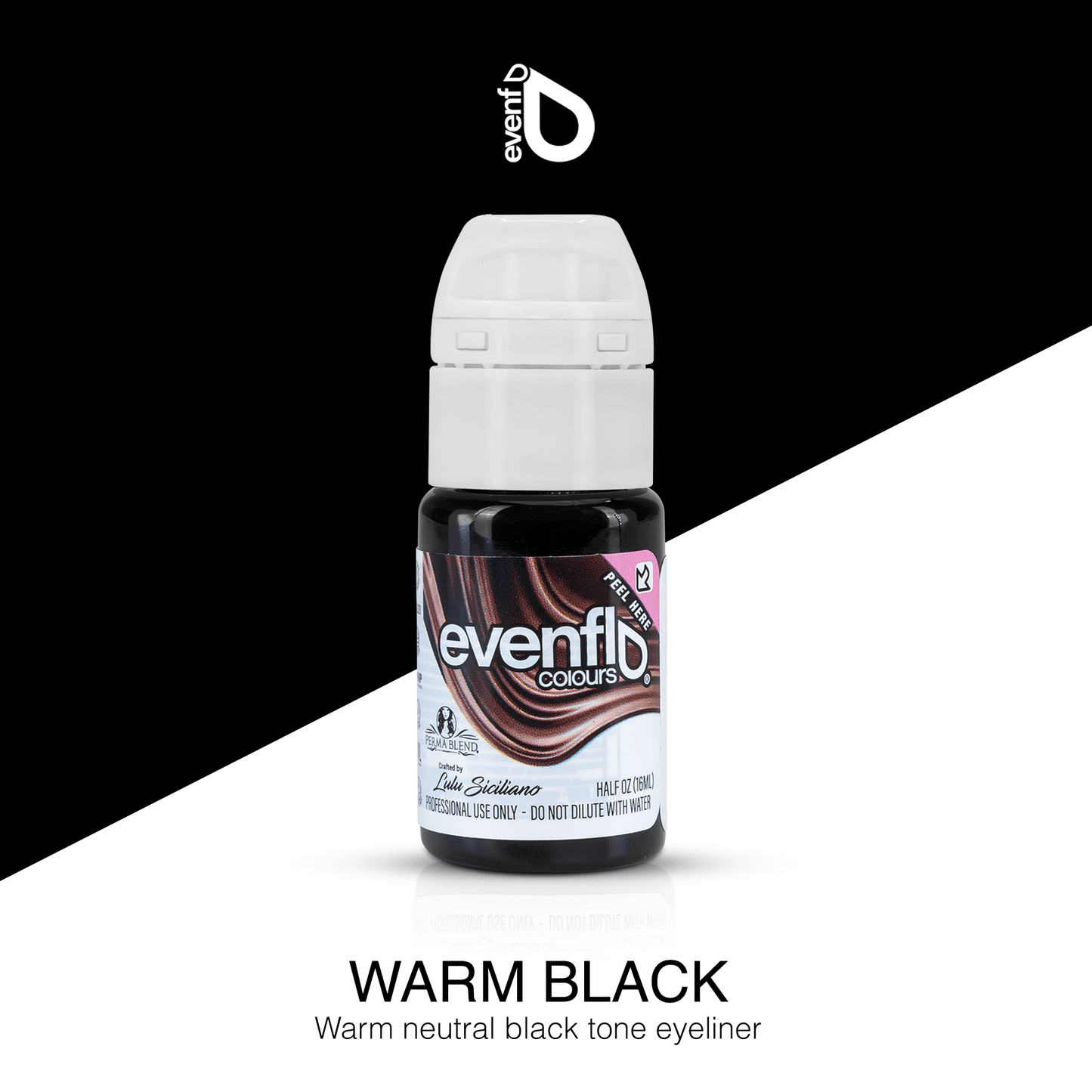 Evenflo Warm Black Eyeliner - Perma BlendEvenflo Warm Black Eyeliner