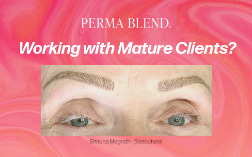 Performing PMU for mature or aging clients. Photo by Shauna Magrath