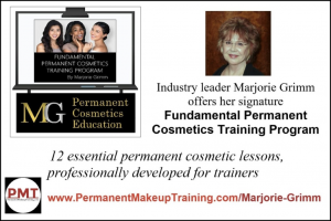 Marjorie Grimm’s Fundamental Permanent Cosmetics Training Program