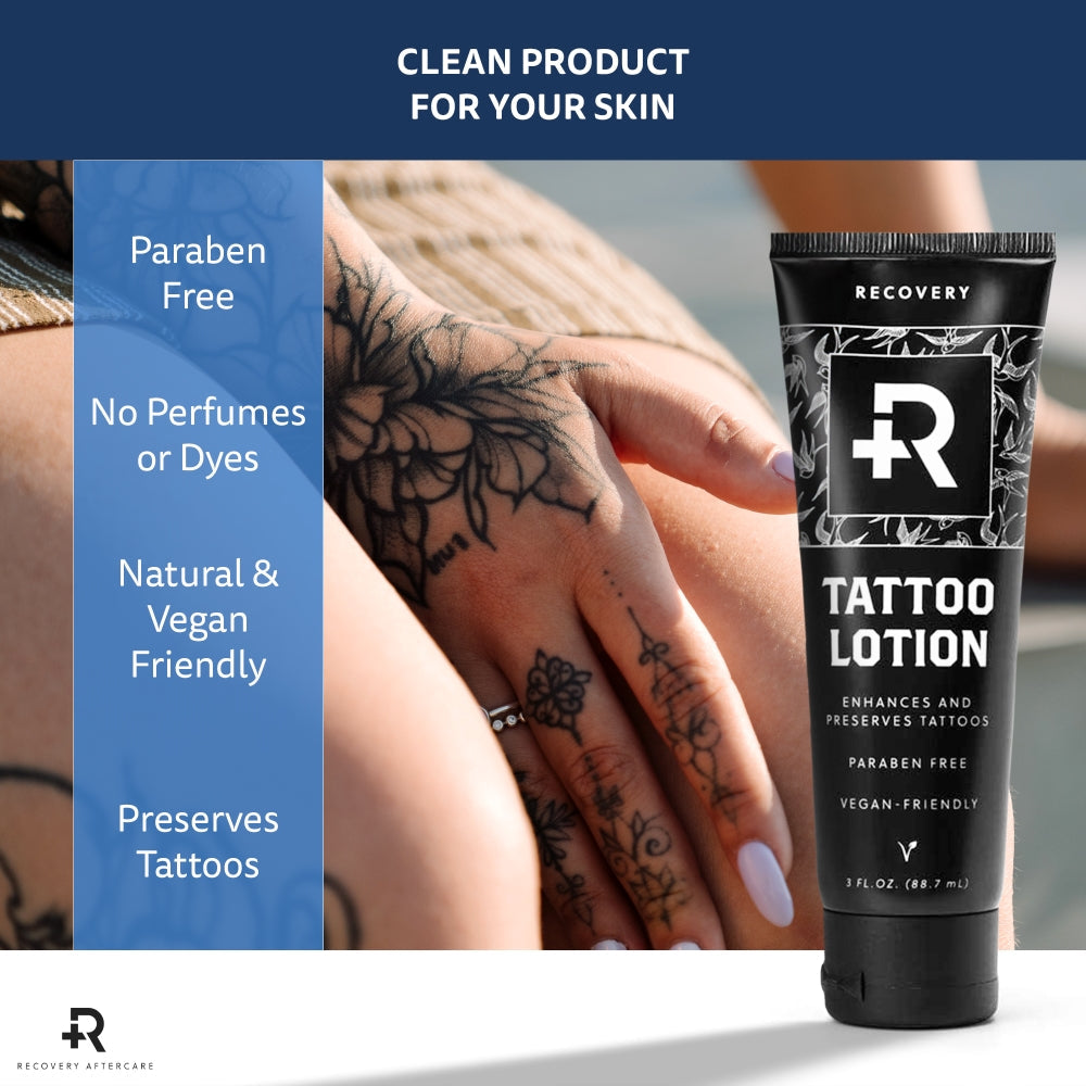 Recovery Tattoo Lotion — 3oz Tube - Painful PleasuresRecovery Tattoo Lotion