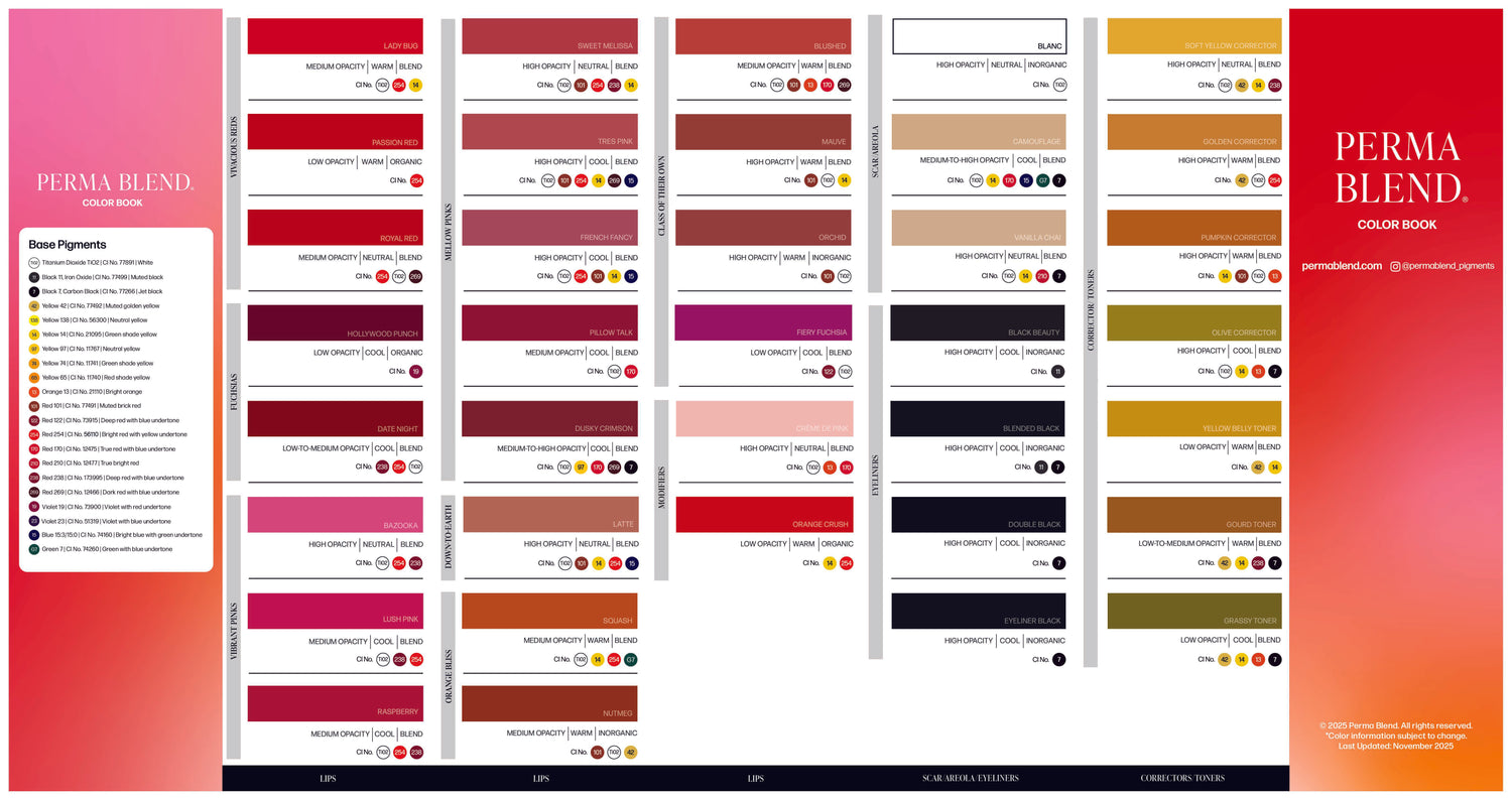 Perma Blend Color Book