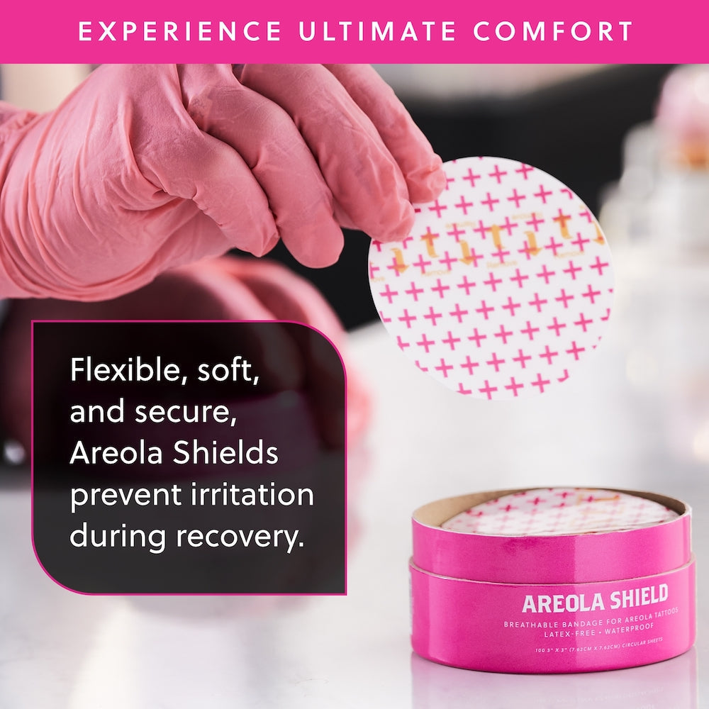 Recovery Areola Derm Shield Circles - Ultimate Tattoo SupplyRecovery Areola Derm Shield Circles