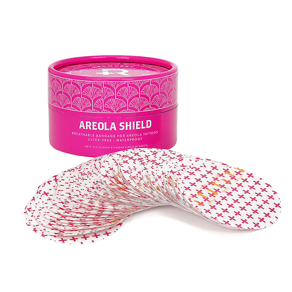 Recovery Areola Derm Shield Circles - Ultimate Tattoo SupplyRecovery Areola Derm Shield Circles