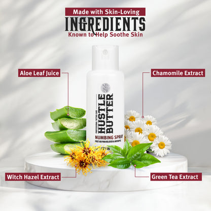 Hustle Butter Numbing Spray — 1.9oz Spray Bottle