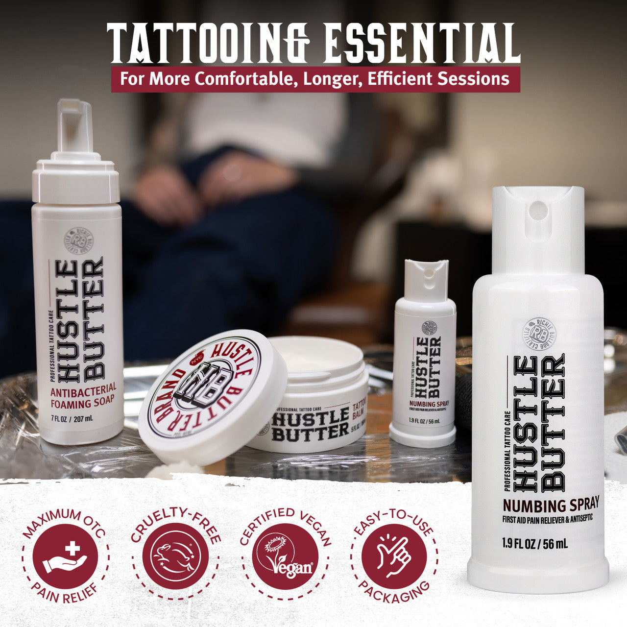 Hustle Butter Numbing Spray — 1.9oz Spray BottleHustle Butter Numbing Spray — 1.9oz Spray Bottle