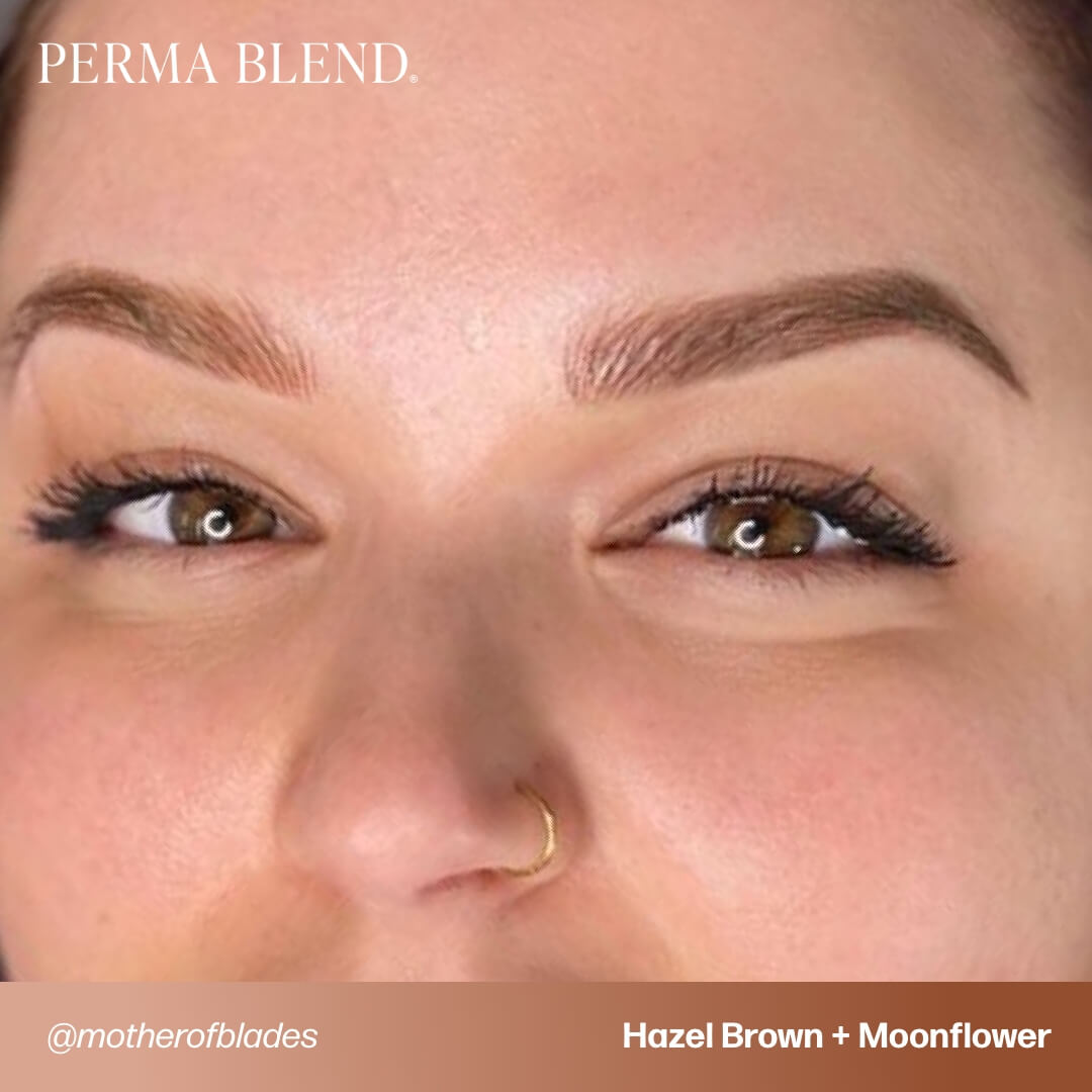 Perma Blend Eyebrow Pigment in Hazel Brown size 1/2 oz | Permanent Makeup | Vegan-Friendly