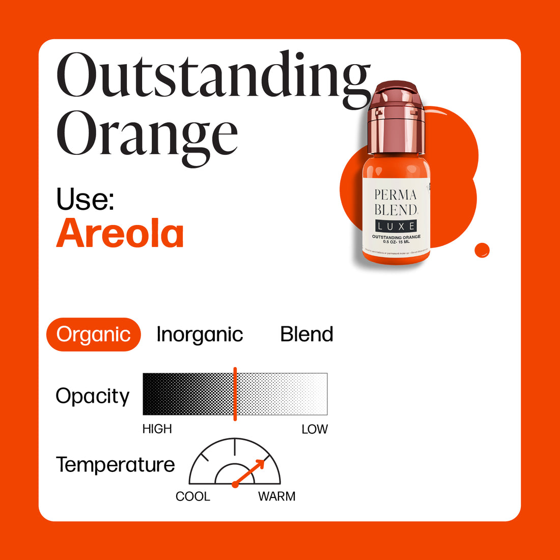LUXE Outstanding Orange - Vicky Martin Unstoppable Areola