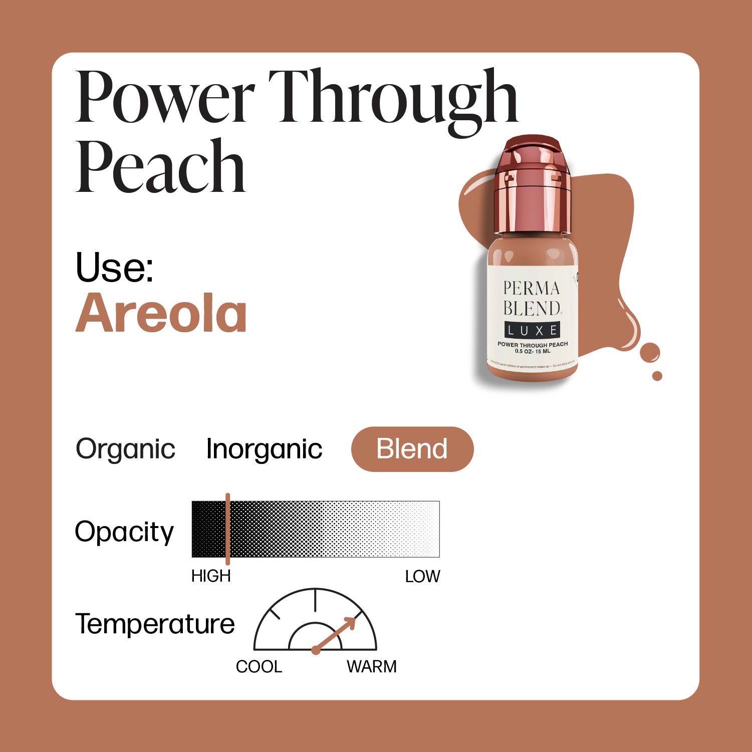 LUXE Power Through Peach - Vicky Martin Unstoppable Areola