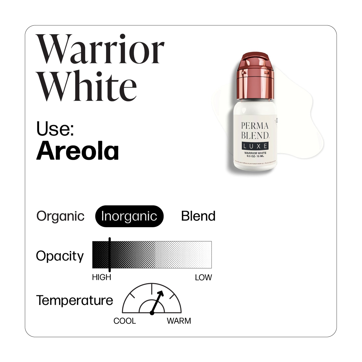 LUXE Warrior White - Vicky Martin Unstoppable AreolaLUXE Warrior White - Vicky Martin Unstoppable Areola