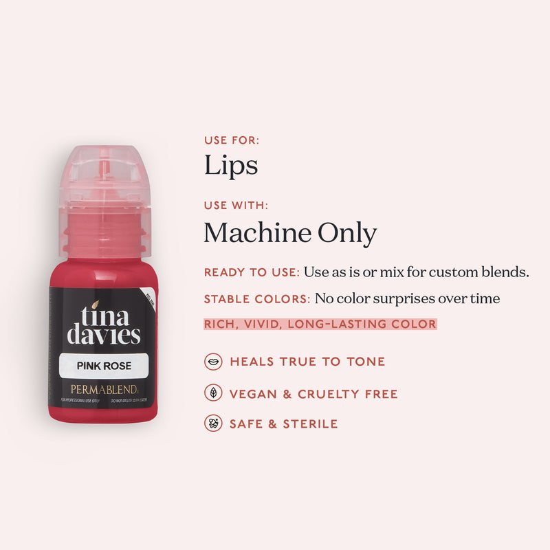 Pink Rose - Tina Davies Envy Lip