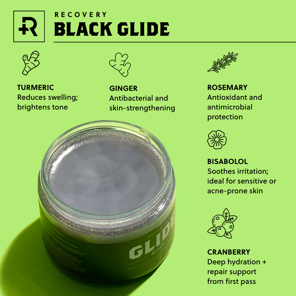 Recovery Black Tattoo Glide - Ultimate Tattoo SupplyRecovery Black Tattoo Glide