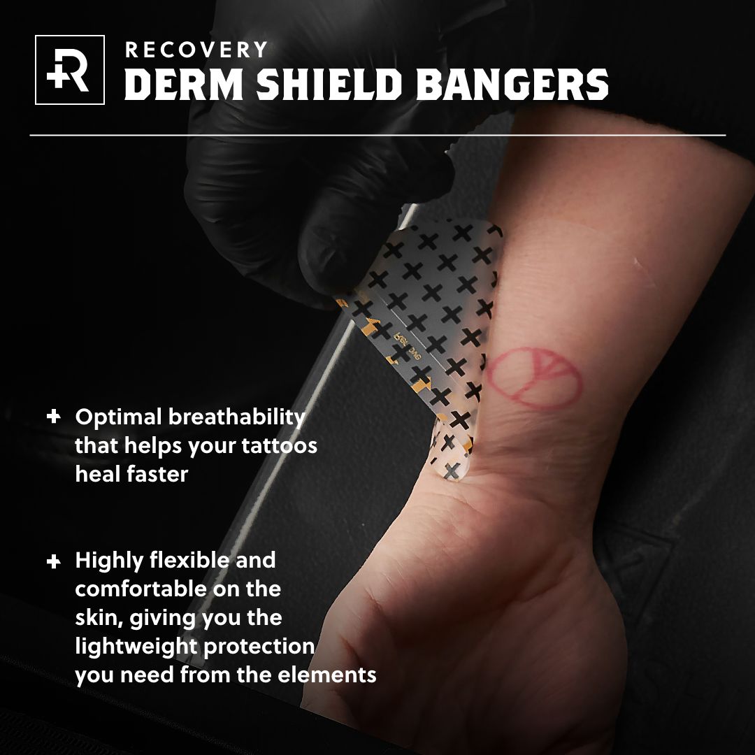 Recovery Derm Shield Bangers - Ultimate Tattoo SupplyRecovery Derm Shield Bangers