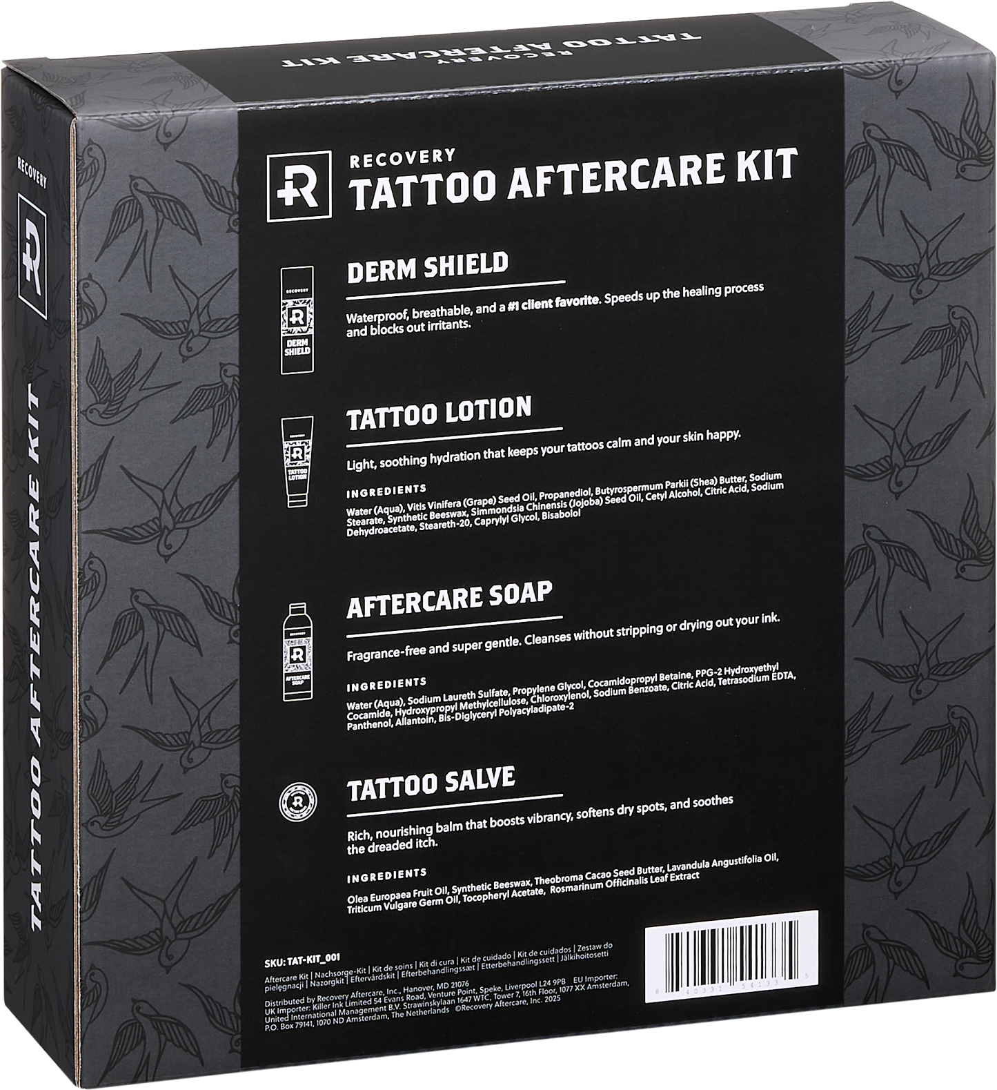 Recovery Professional Tattoo Care Kit - Ultimate Tattoo SupplyRecovery Professional Tattoo Care Kit