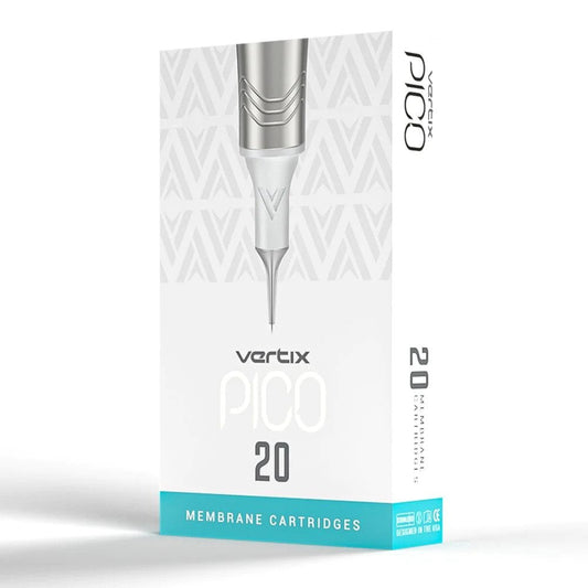 Vertix Pico PMU Membrane Cartridge Needles — Box of 20  Vertix
