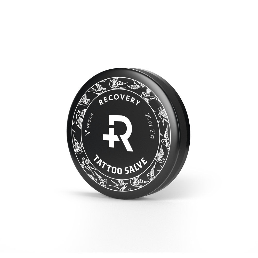 Recovery Aftercare Tattoo Salve .75oz - Price Per Tin - Painful PleasuresRecovery Aftercare Tattoo Salve .75oz