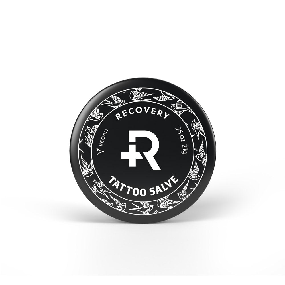 Recovery Aftercare Tattoo Salve .75oz - Price Per Tin - Painful PleasuresRecovery Aftercare Tattoo Salve .75oz