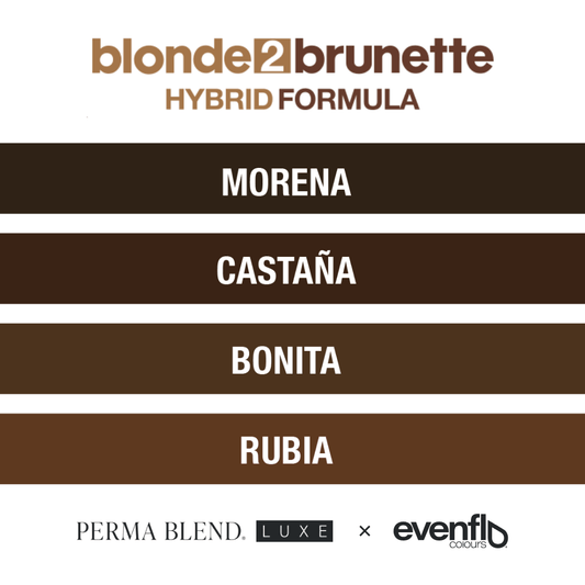 LUXE Evenflo - Blonde 2 Brunette Hybrid Formula  Perma Blend