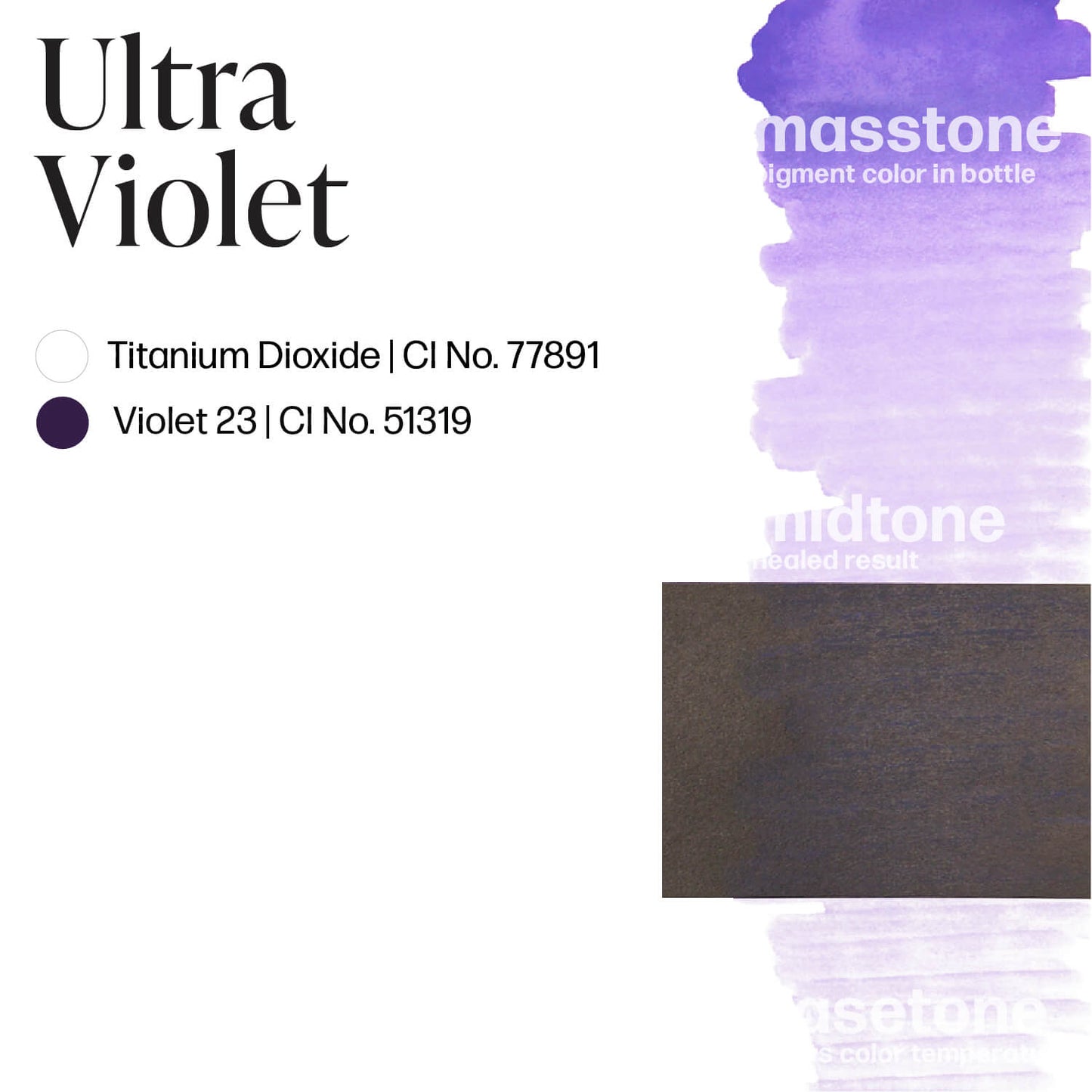 Perma Blend Ultra Violet Eyeliner Ink Drawdown Masstone Midtone BasetoneUltra Violet
